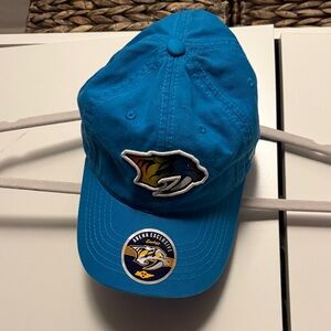 Nashville Predators Blue Cap with Embroidered Logo